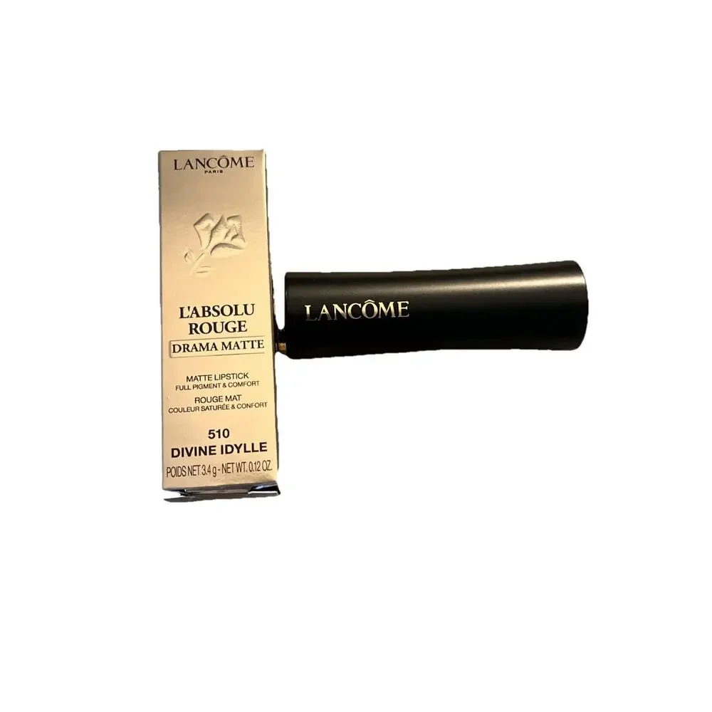New Lancome L'absolu Rouge Drama Matte 510 Divine Idylle Lipstick 0.12oz/3.4g